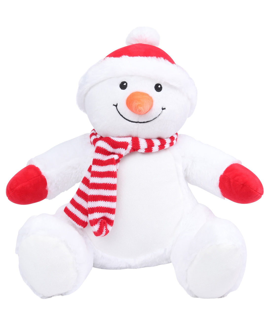 Zippie snowman in White