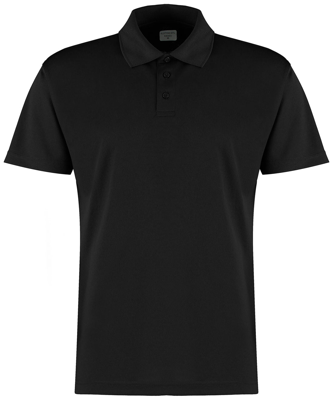 Regular fit micro mesh polo with Cooltex® plus in Black