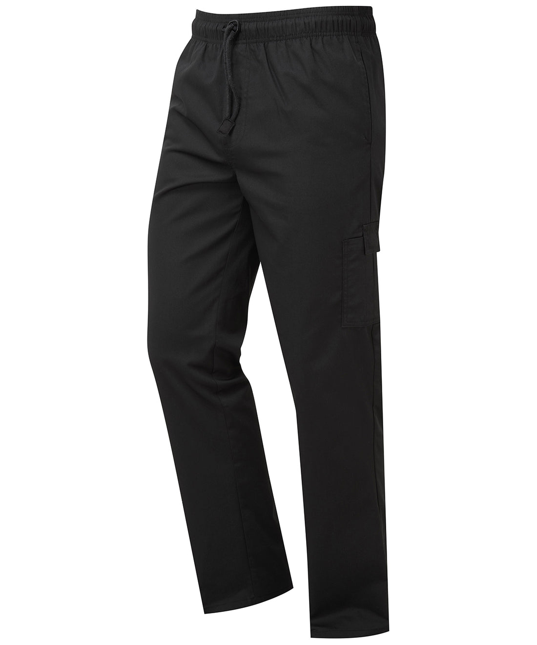Chef's essential cargo pocket trousers in Black