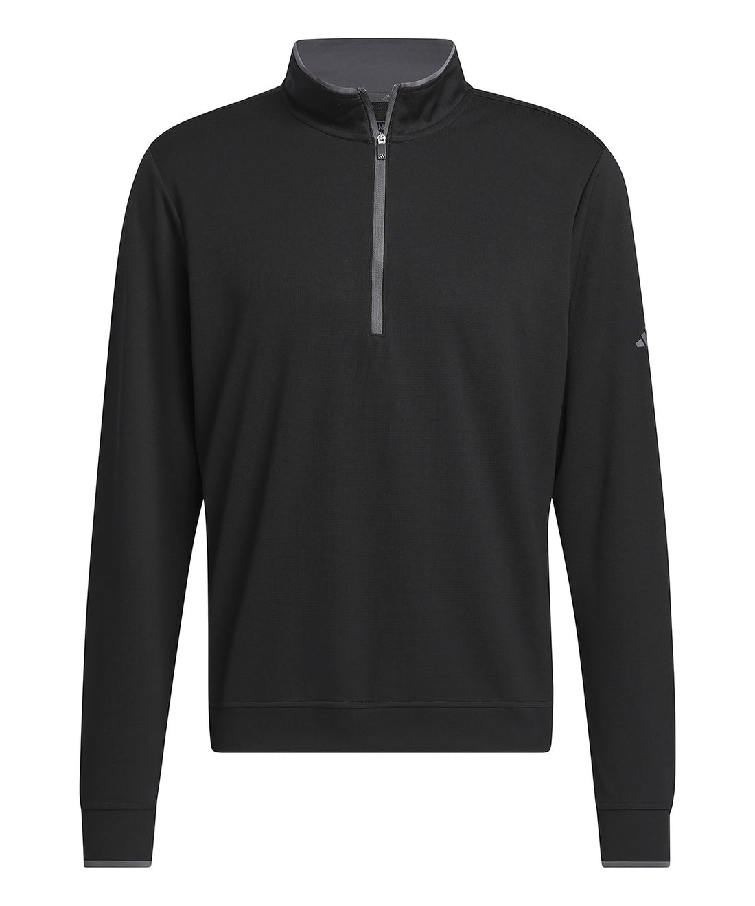 UPF lightweight quarter-zip pullover in Black