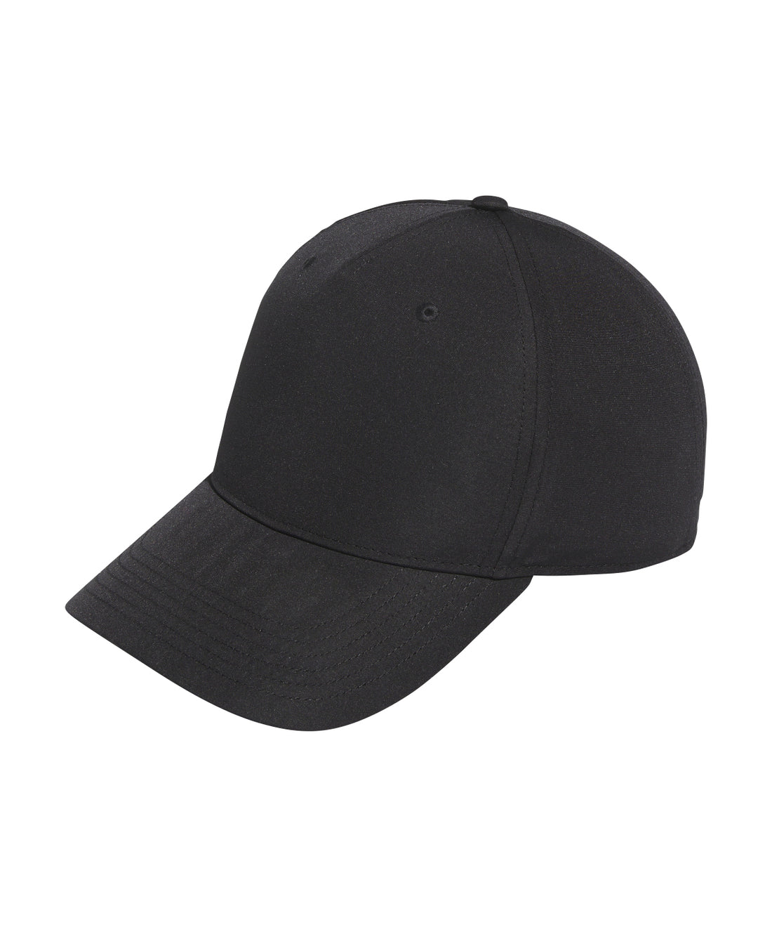 Golf performance crested cap in Black