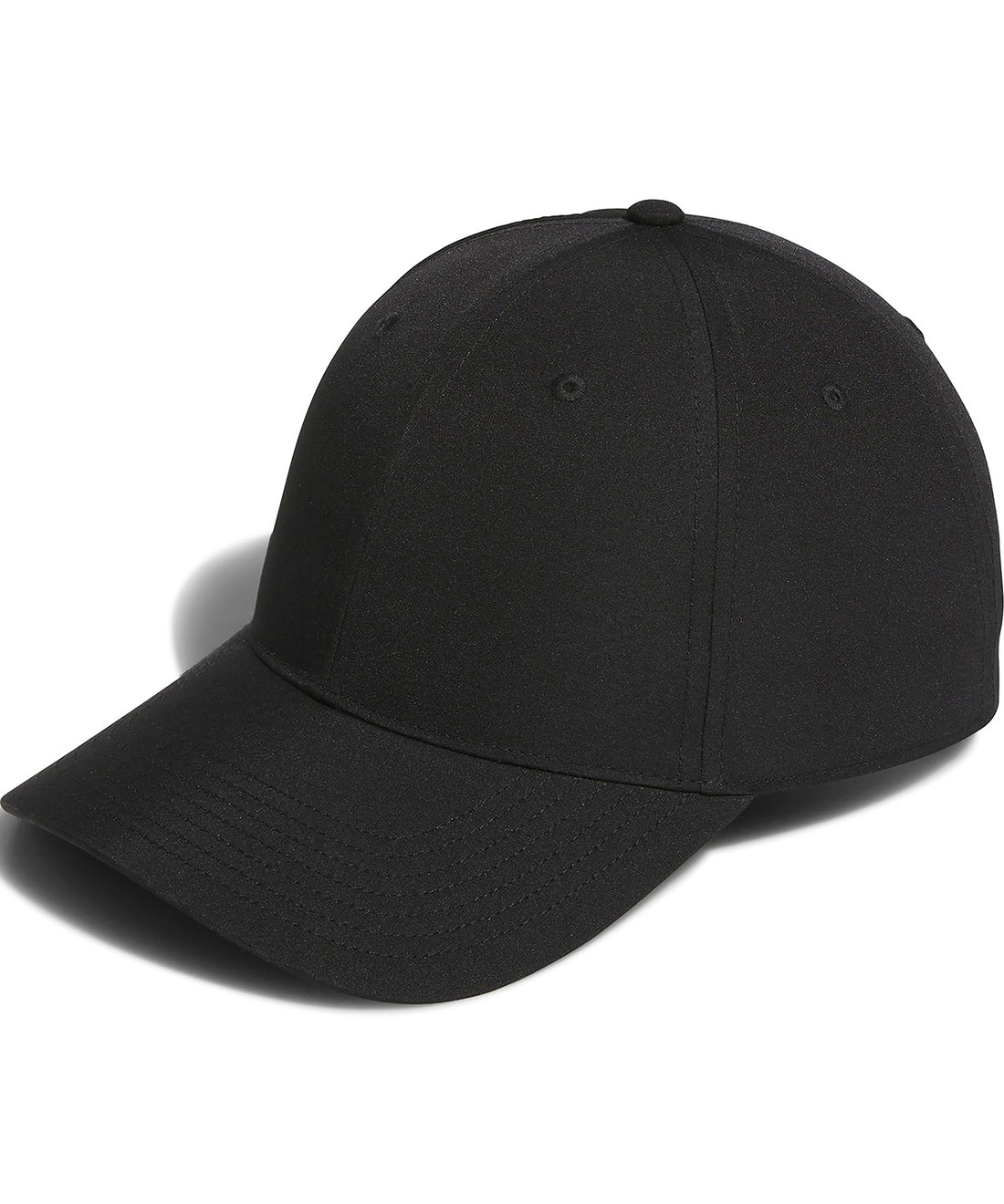 6-panel core cap in Black