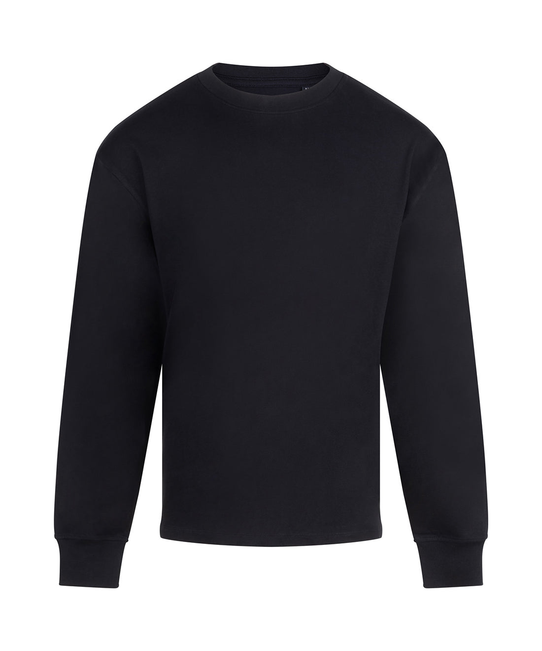 Anthem headline heavy long sleeve t-shirt in Black