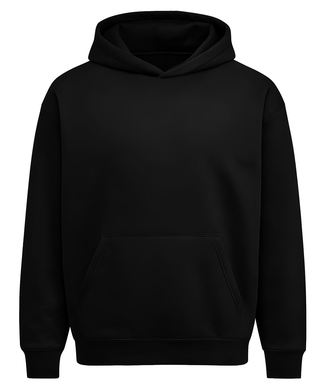 Anthem heavy bass hoodie in Black