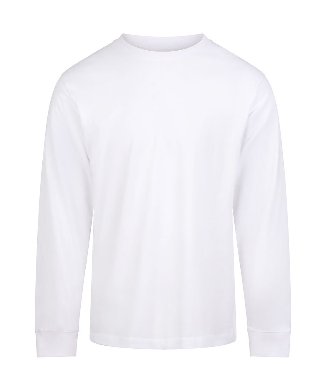 AWDis 180 long sleeve T in Arctic White
