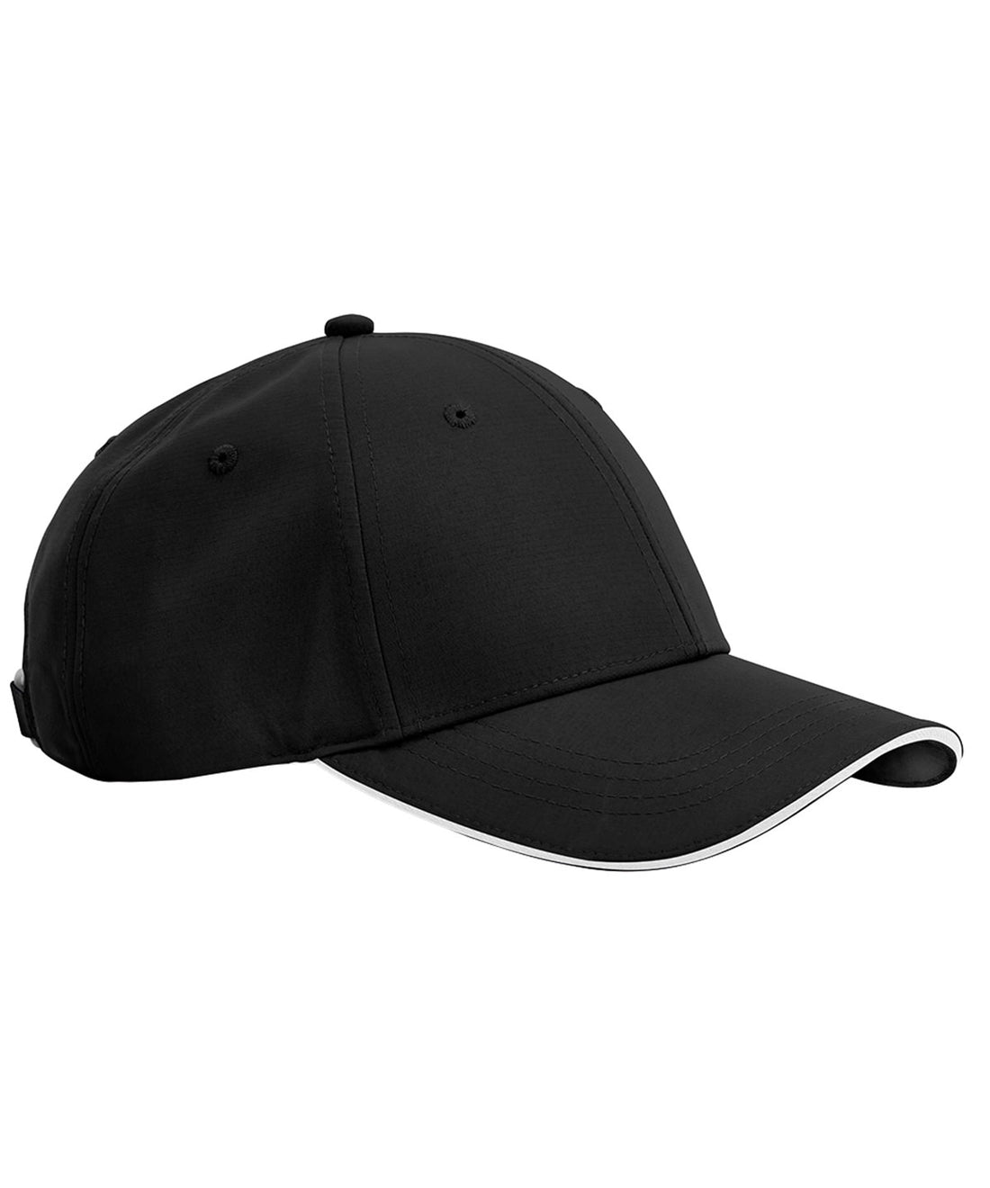 Team sports-tech cap in Black/White