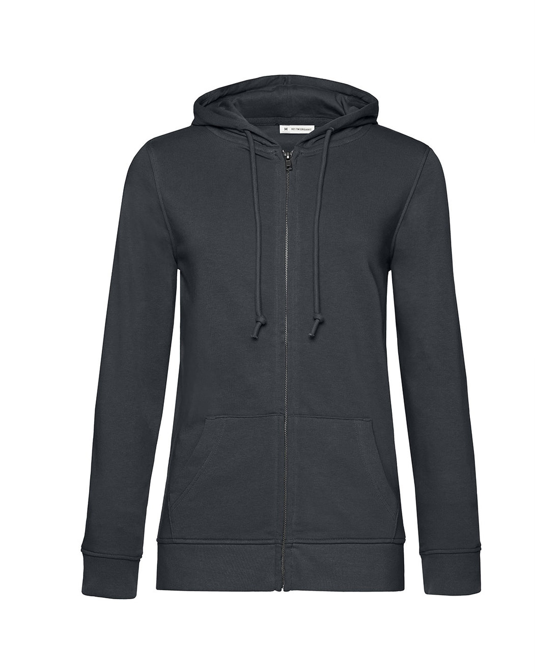 B&C Inspire Zipped Hood /women in Asphalt