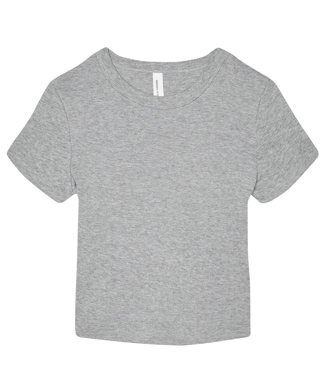 Women’s micro rib baby t-shirt in Athletic Heather