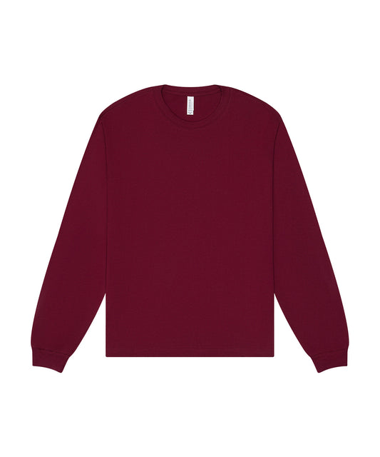 Unisex heavy boxy long sleeve tee