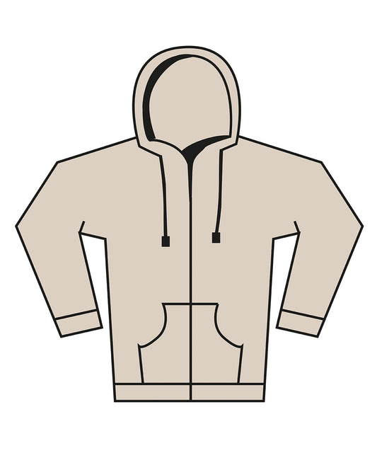 Unisex heavy full-zip hoodie