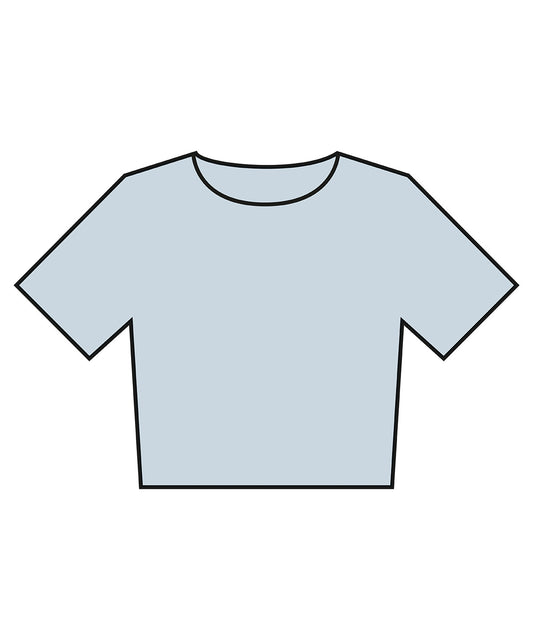 Women’s heavyweight washed cropped tee