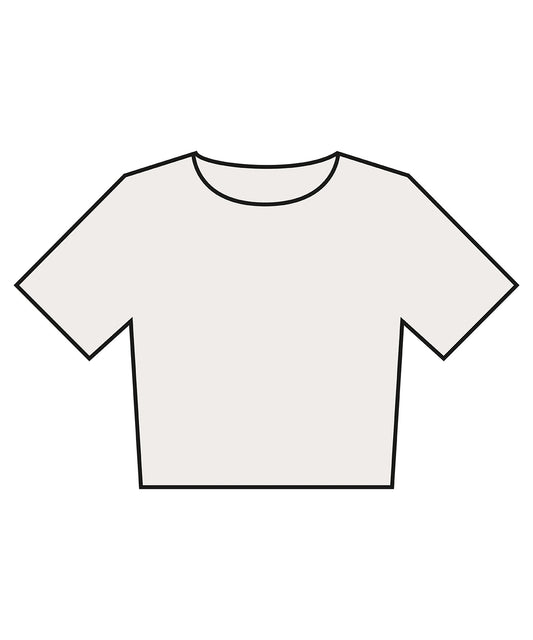 Women’s heavyweight washed cropped tee