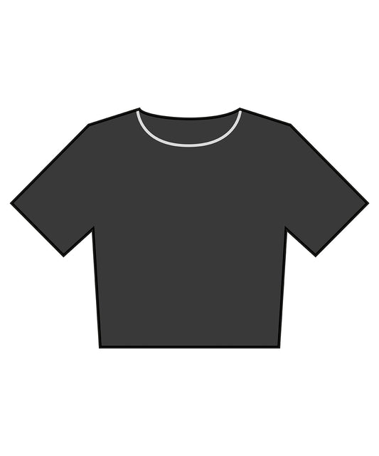 Women’s heavyweight washed cropped tee