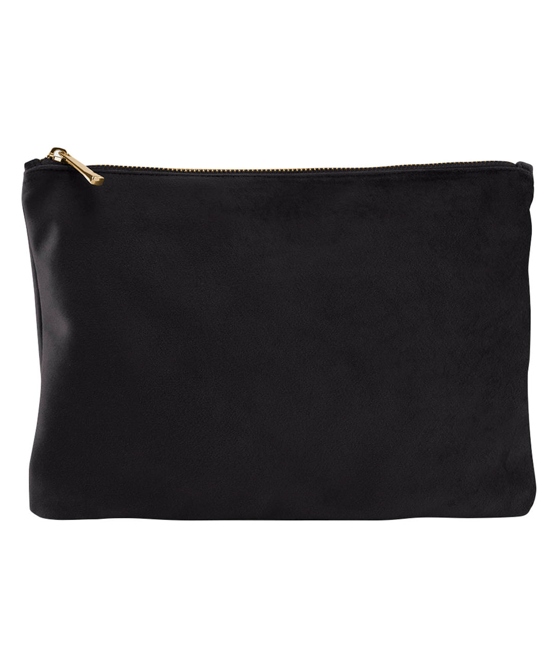 Velvet accessory pouch in Black Onyx