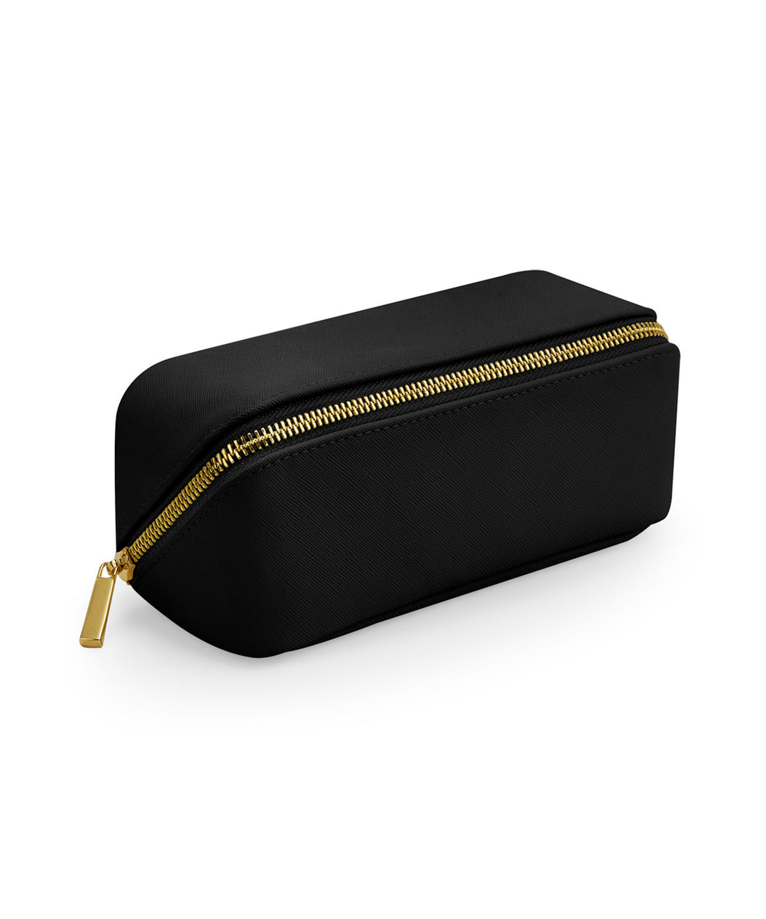 Boutique open flat mini accessory case in Black