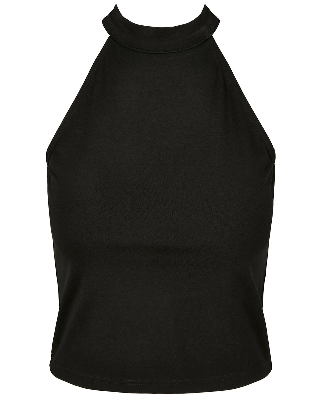Women’s turtleneck short top in Black