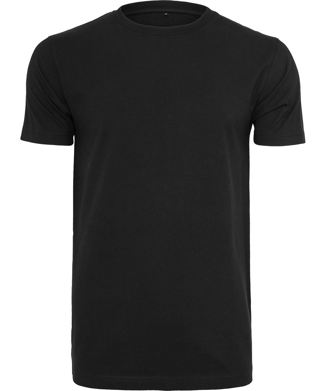 Organic t-shirt round neck in Black