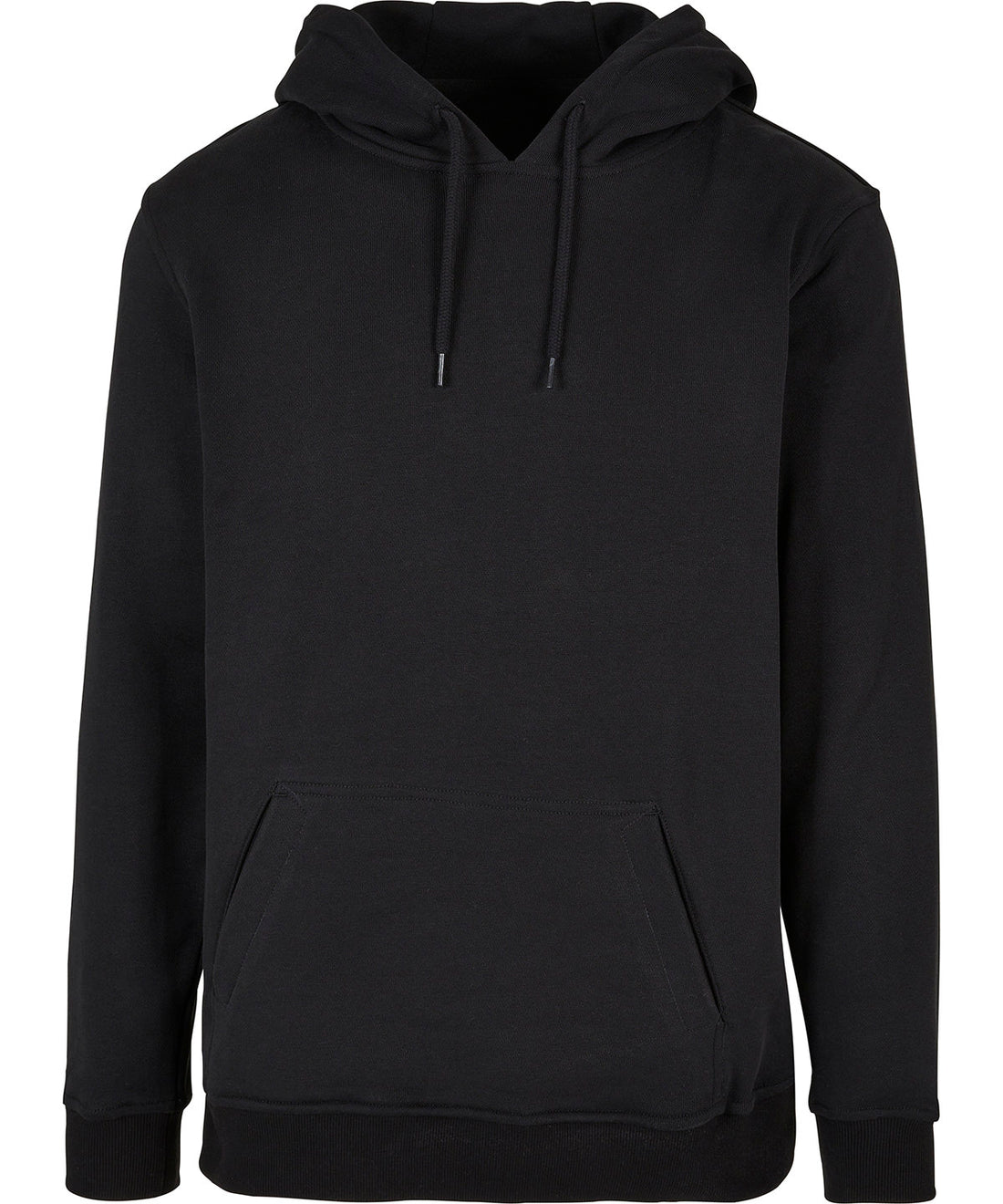 Ultra-heavy regular hoodie in Black