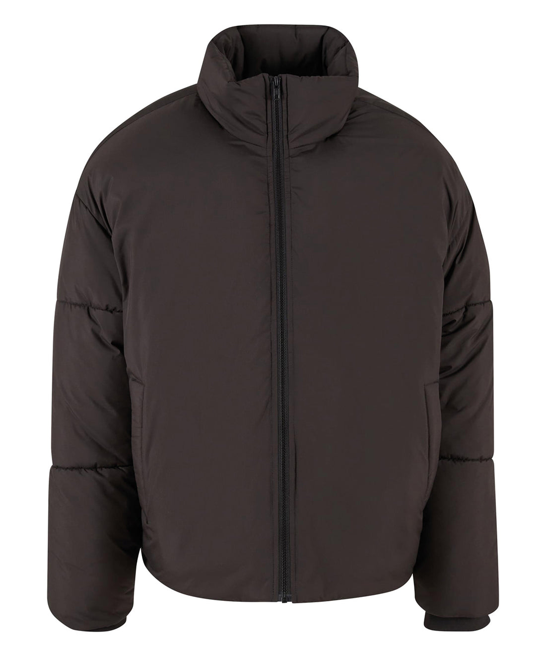 Women’s loose puffer jacket in Black