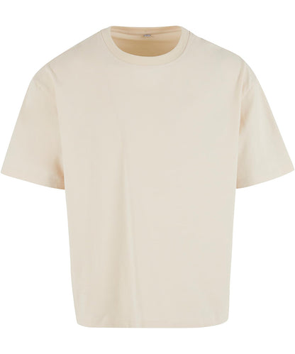 Cropped oversize tee