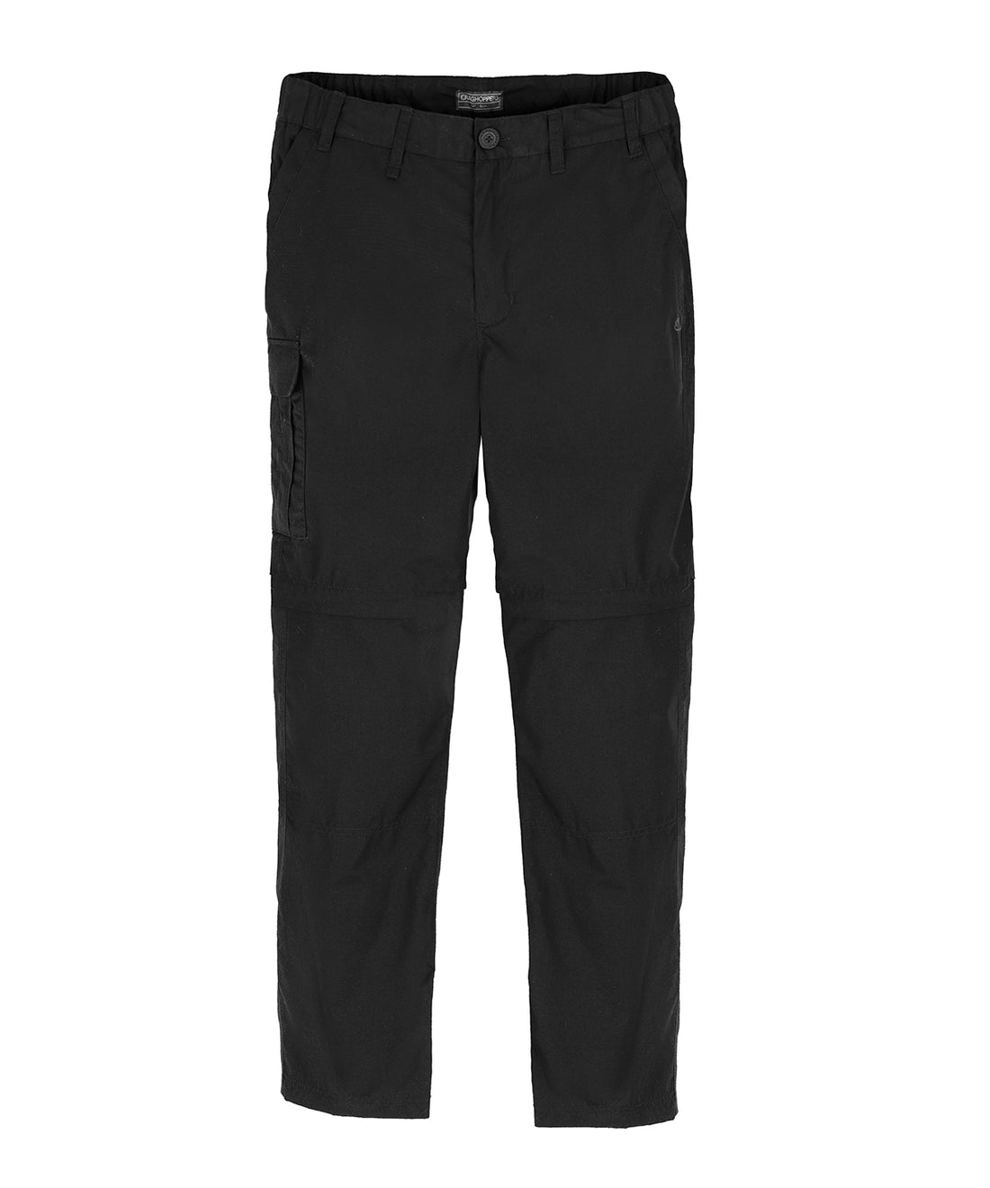Expert Kiwi tailored convertible trousers in Black