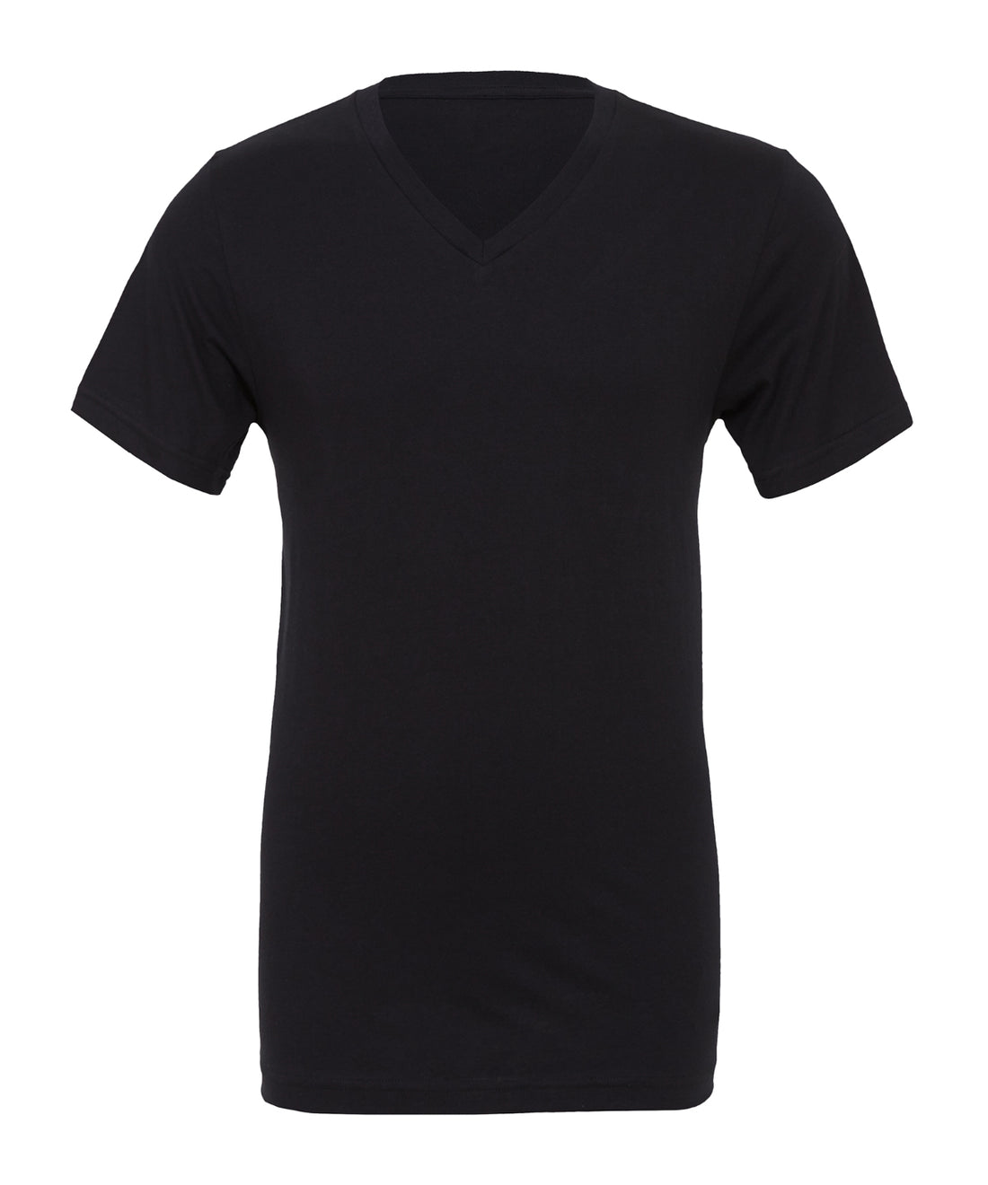 Unisex Jersey v-neck t-shirt in Black