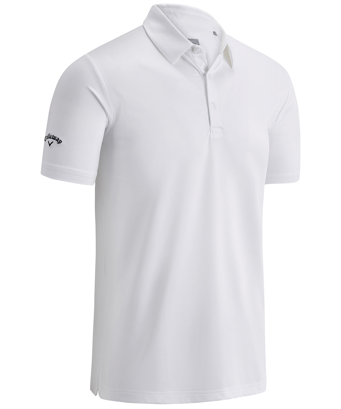 Swing Tech™ solid polo in Bright White