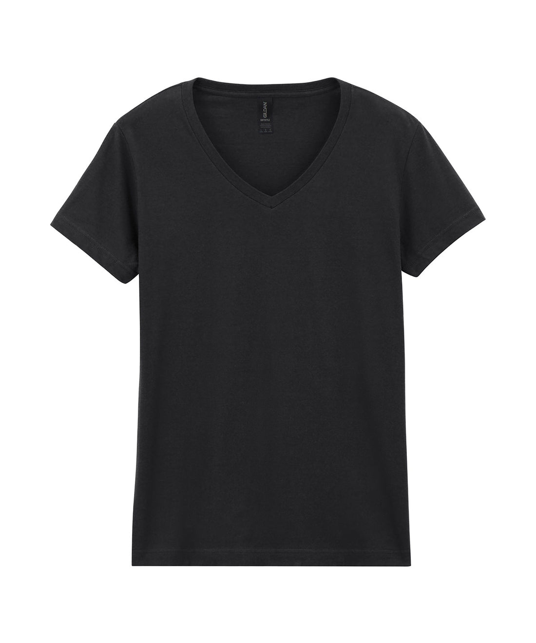 Softstyle™ women's v-neck t-shirt in Black