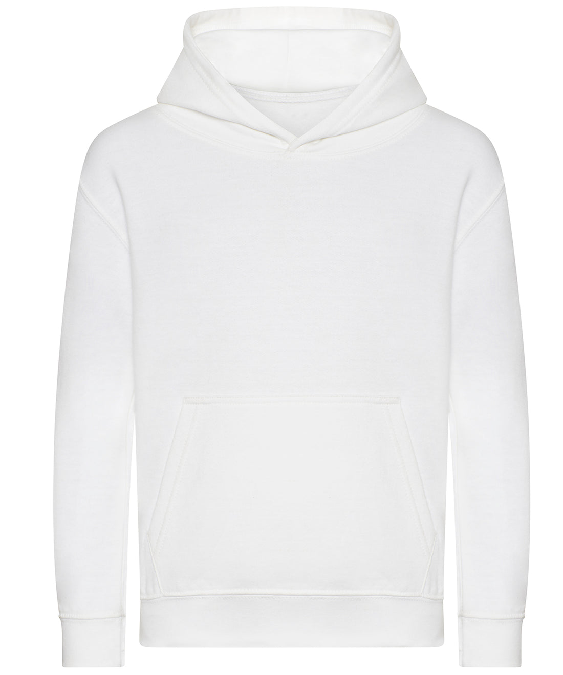 Kids organic hoodie in Arctic White