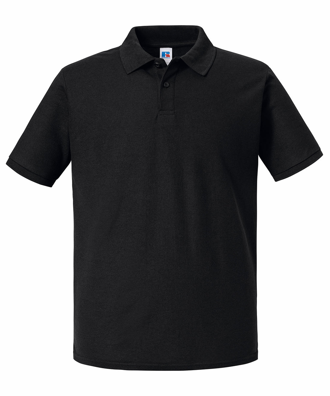Authentic eco polo in Black