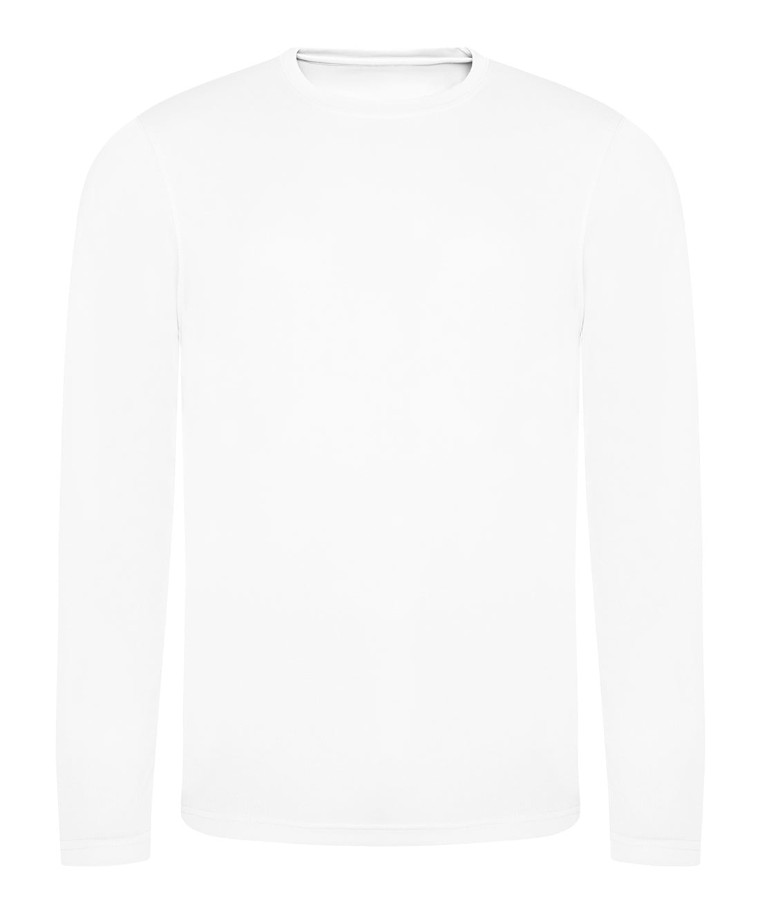 Long sleeve cool T in Arctic White