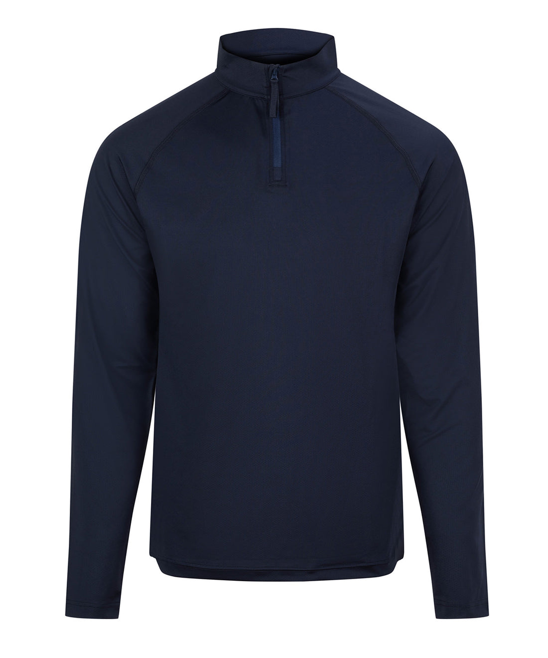 Lightweight active 1/4-zip in French Navy