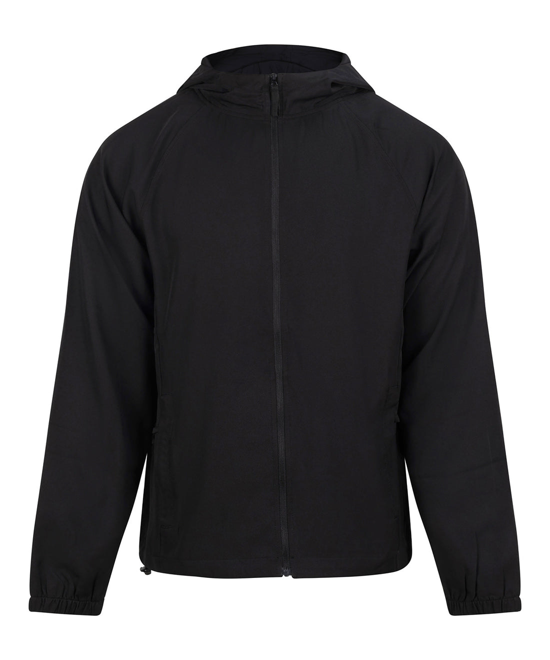 Active track jacket in Jet Black