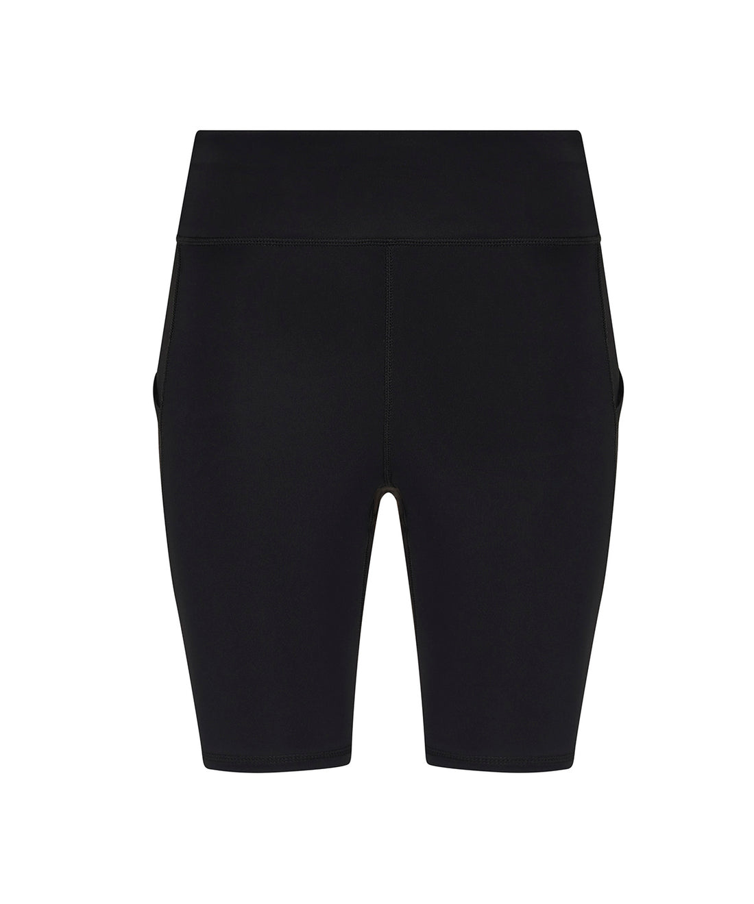 Women’s recycled tech shorts in Jet Black