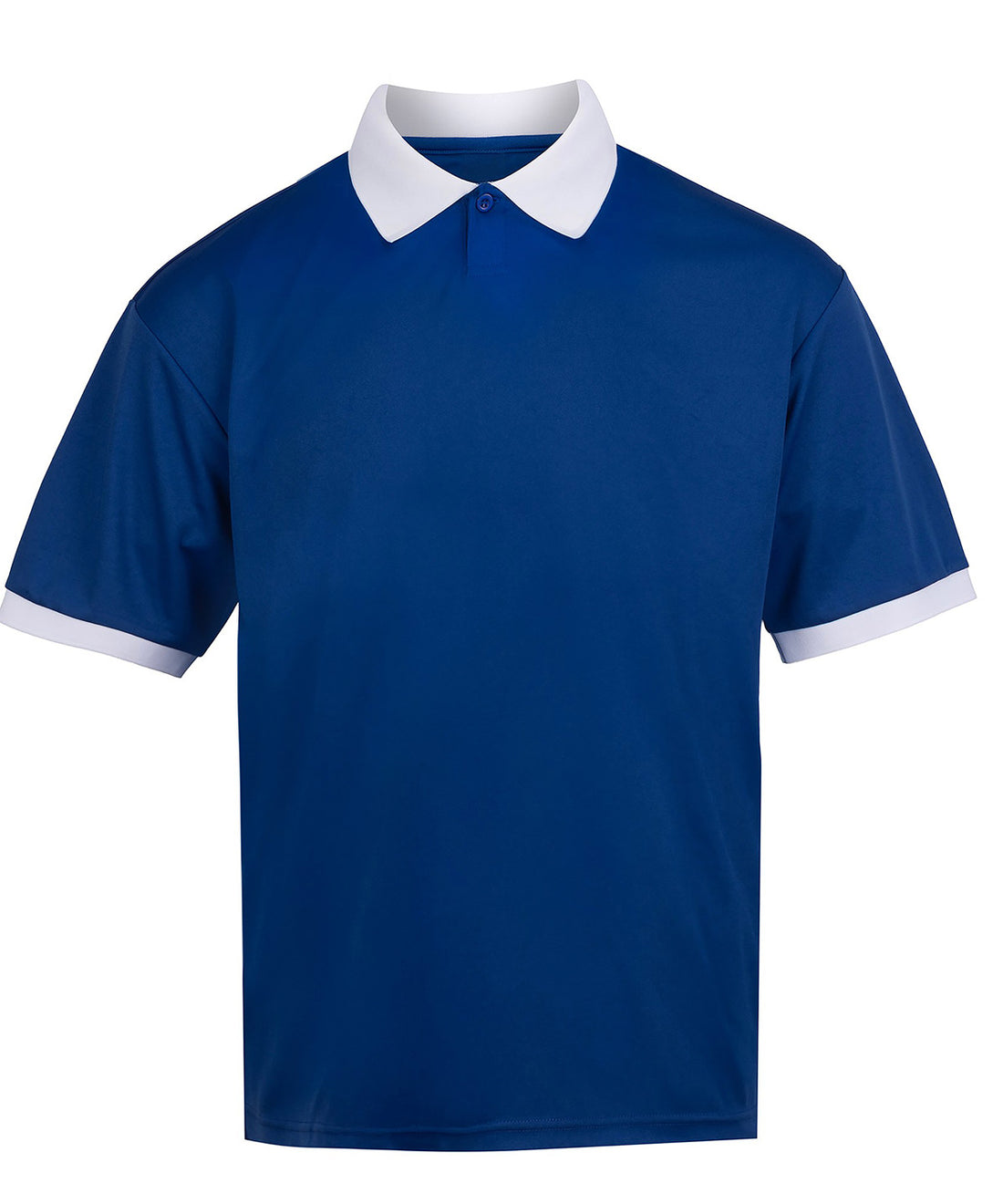 Retro sports jersey in Dark Royal/White