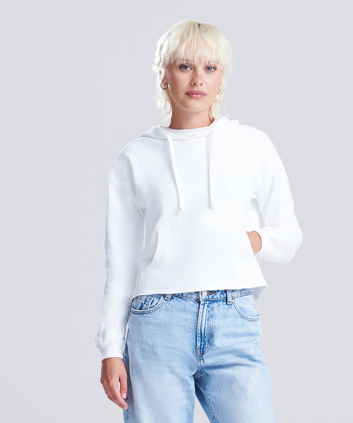 Women's cropped hoodie
