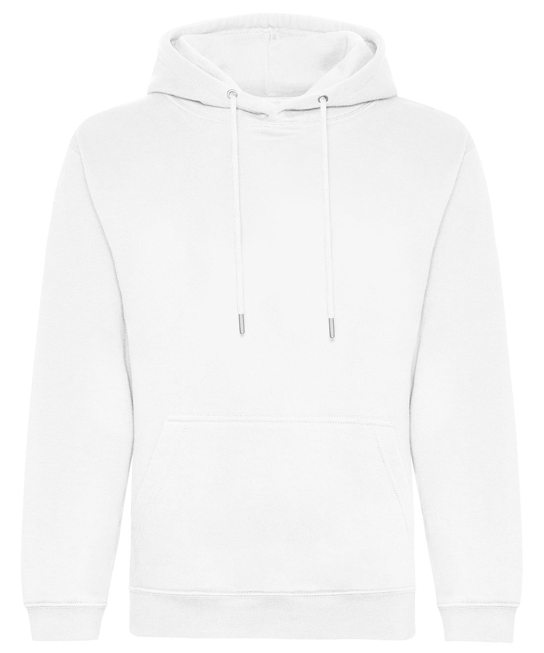 Organic hoodie in Arctic White