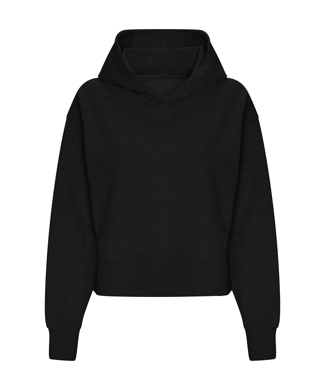 Women’s relaxed hoodie in Deep Black