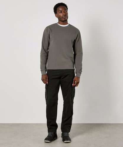 Regular fit piqué sweatshirt