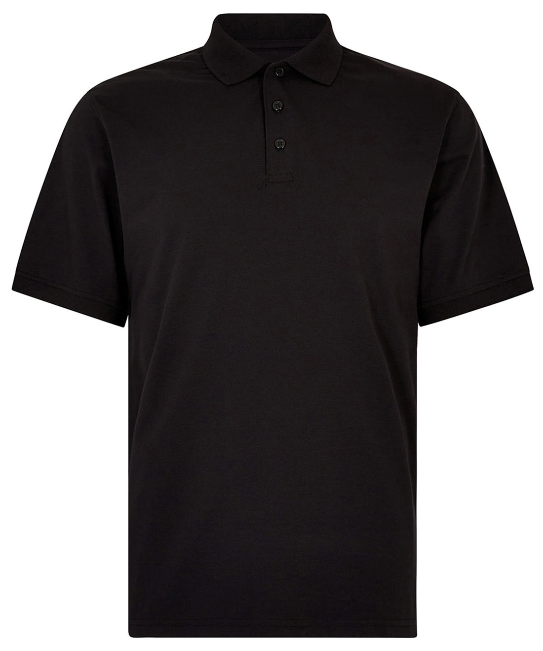 Regular fit Superwash® 60° Jersey polo in Black