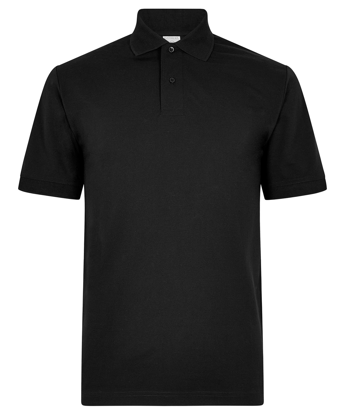 Regular fit recycled Superwash® 60°C polo in Black