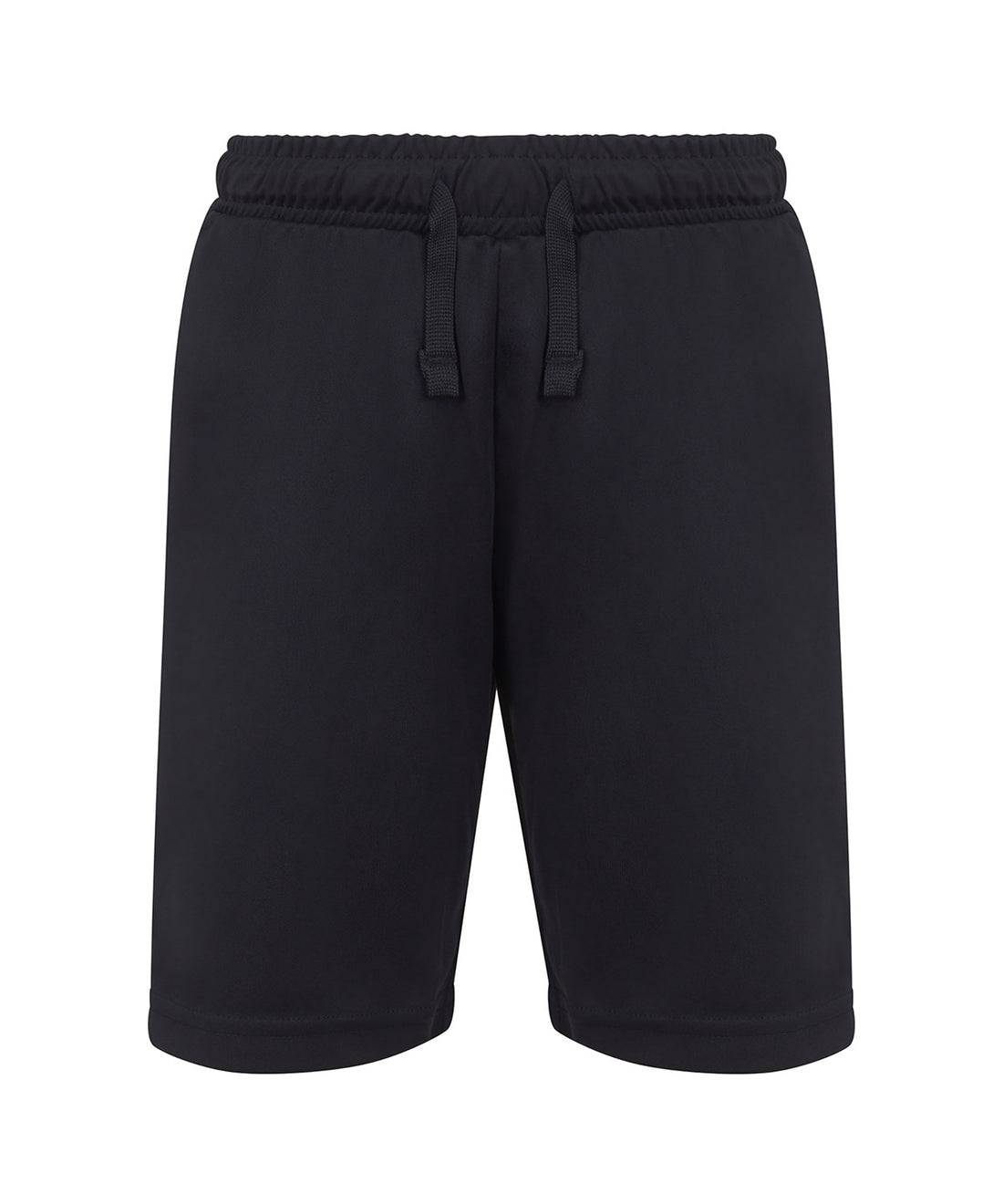 Kids team shorts no pockets in Black