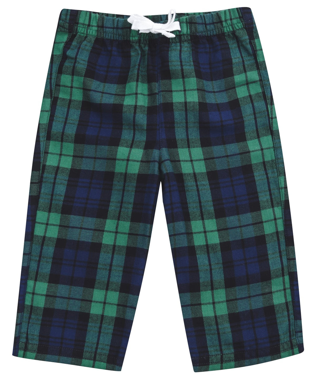 Tartan lounge trousers in Green/Navy Check