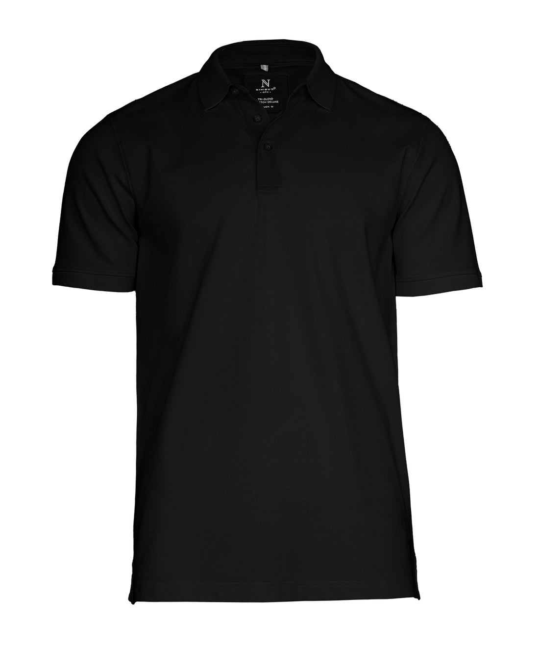 Altavista – tri-blend deluxe polo in Black