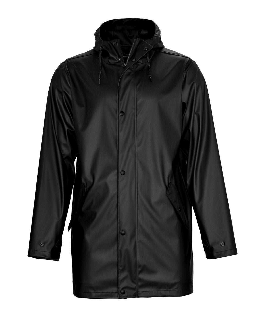 York unisex raincoat in Black