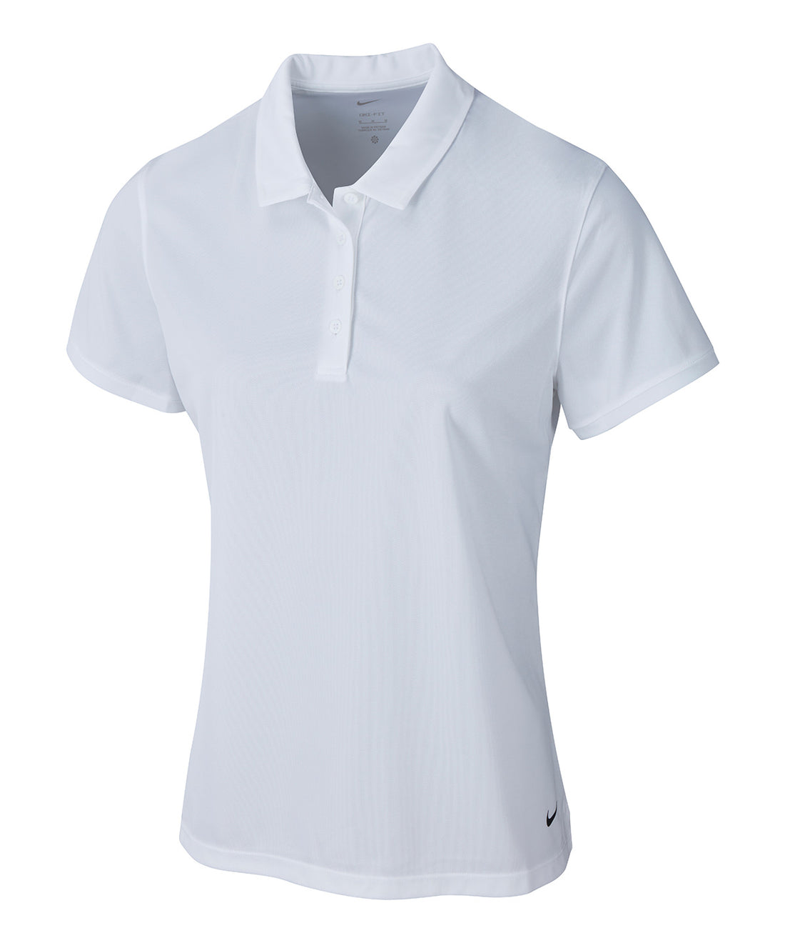 Women’s Nike victory solid polo in White/Black
