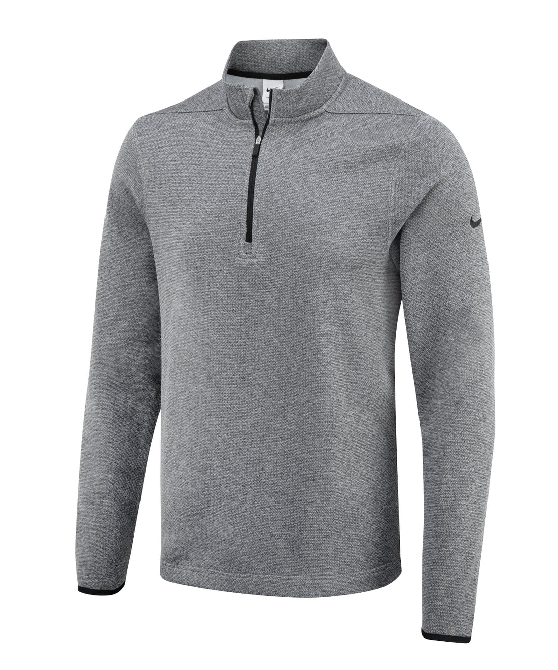 Nike Victory half-zip top in Black/Black