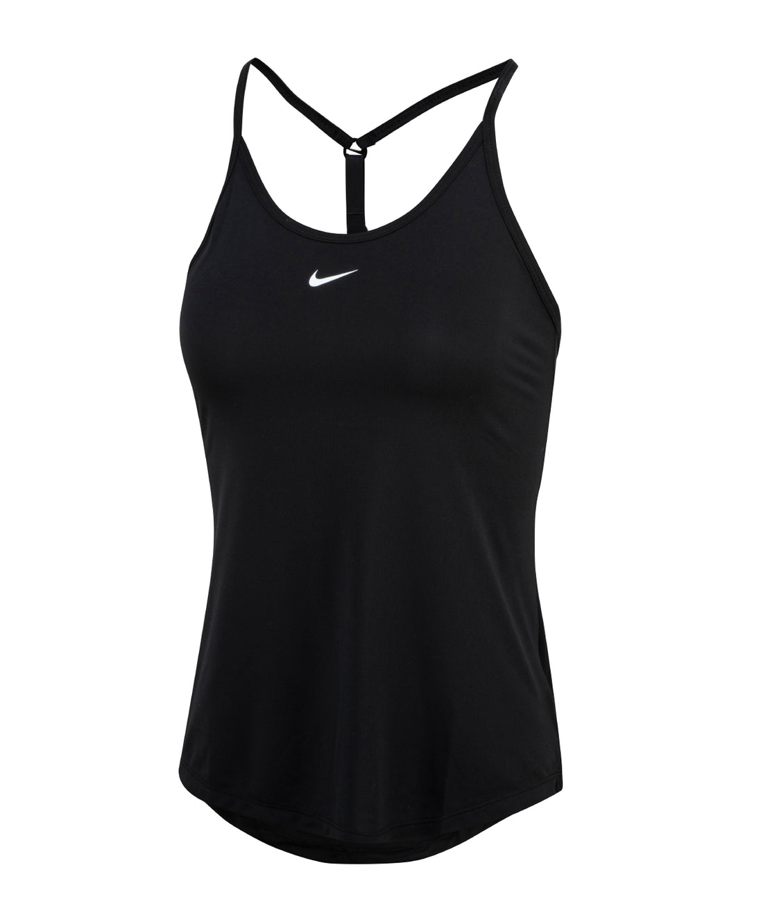 Women’s Nike One Dri-FIT Elastika standard fit tank in Black/White