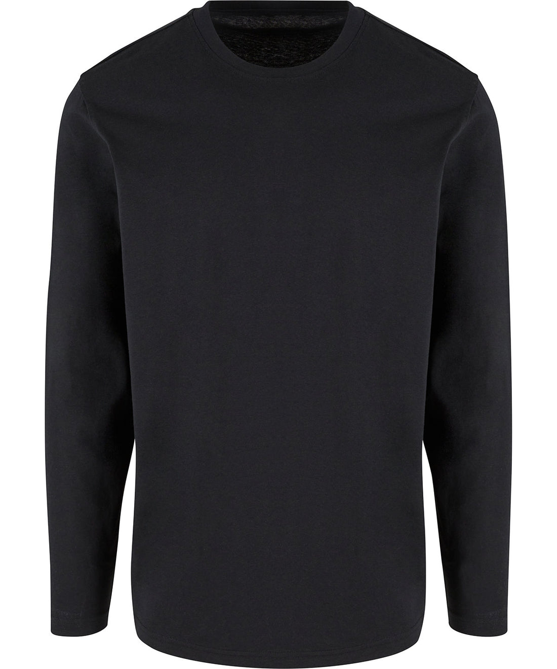 Regular fit long sleeve shirt in Black