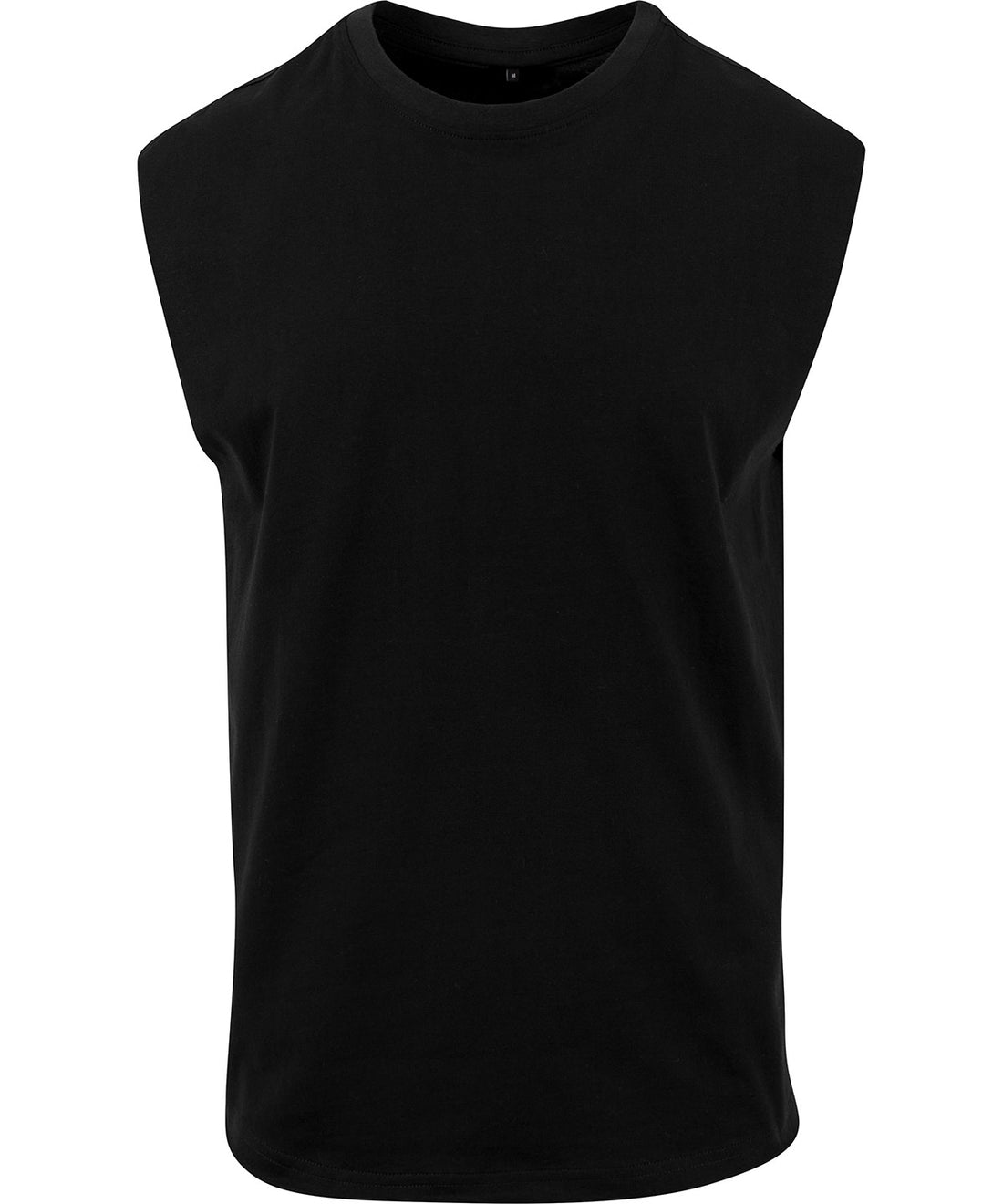 Sleeveless tee in Black